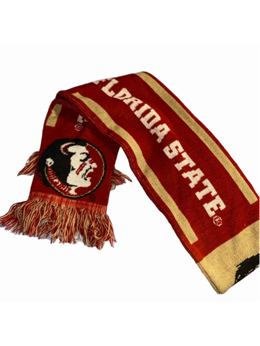 Florida State Seminoles Knit Scarf One Size Red Gold